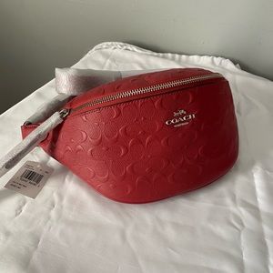 Coach Debossed pattern belt bag